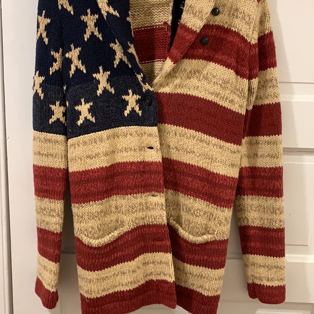 Denim & Supply Ralph Lauren Women’s USA Stars and Stripes Cardigan Sweater